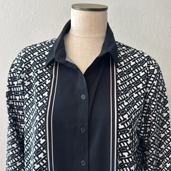 NWT Tommy Hilfiger Luxe Blouse and Pant Set - Picture 2 of 9